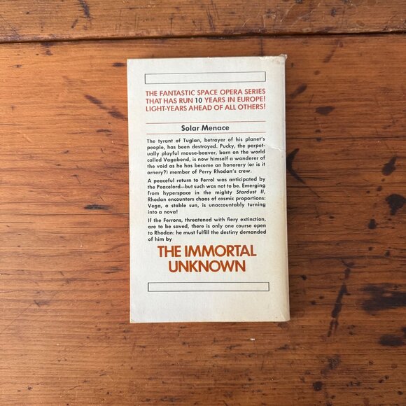 Perry Rhodan Checkmate: Universe & The Immortal Unknown Paperback Books - Picture 4 of 4